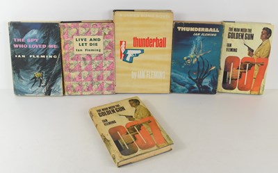 Lot 310 - Ian Fleming: Six James Bond novels, book club...