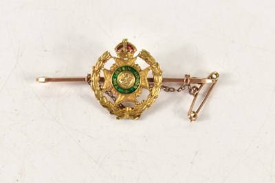 Lot 343 - A 15ct gold and enamel "The Robin Hoods"...