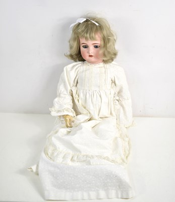 Lot 361 - A large Victorian doll with closing eyes and...