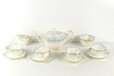 Lot 161 - A 19th century Wileman Foley blue and gold tea...