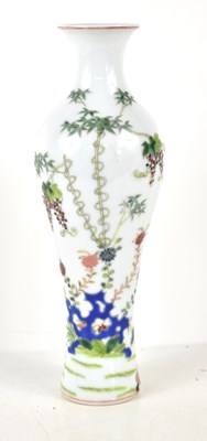 Lot 47 - A 20th century Chinese vase of baluster form,...