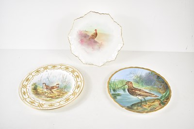 Lot 158 - A Royal Doulton cabinet plate hand painted...