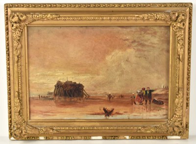 Lot 482 - A 19th century oil on canvas depicting a...