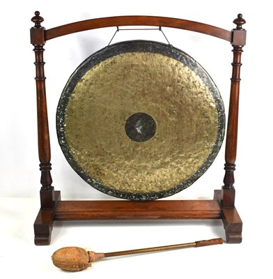 Lot 90 - A 19th century Chinese bronze dinner gong...