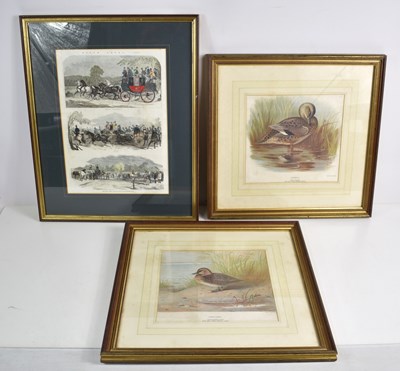 Lot 439 - Two 19th century chromolithograph after...