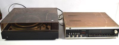 Lot 387 - A vintage Dual CR50 stereo receiver together...