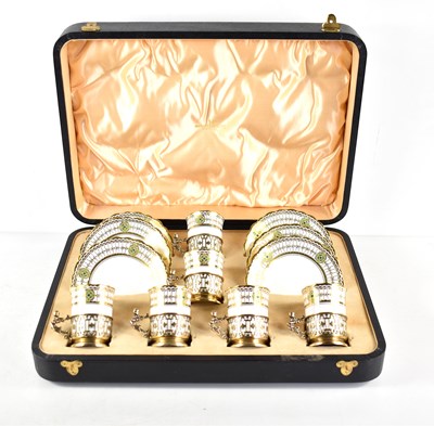 Lot 187 - An Aynsley bone china coffee set comprising...