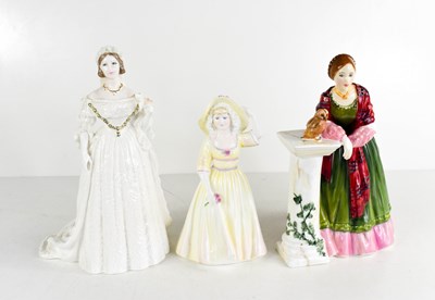 Lot 144 - A Coalport figurine of Queen Victorian, by...