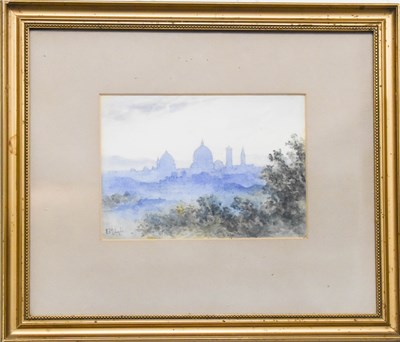 Lot 450 - FM Lyte (20th century): Florence at Dusk,...