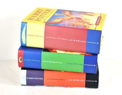 Lot 311 - Three Harry Potter 1st edition books...