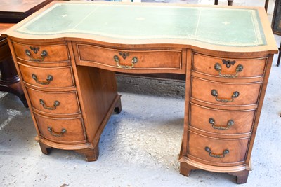 Lot 530 - A 19th century style reproduction walnut and...