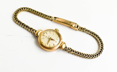 Lot 116 - A 9ct gold ladies Omega cocktail wristwatch,...