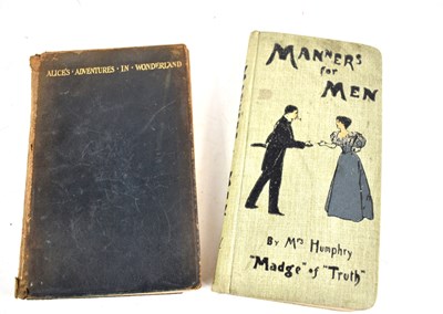 Lot 362 - Manners for Men by Mrs Humphry, published by...