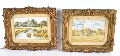 Lot 403 - E.Lilley (20th century) Two watercolours...