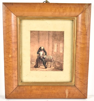 Lot 413 - A 19th century watercolour painting depicting '...