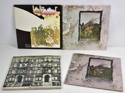 Lot 395 - Vinyl records: Four Led Zeppelin albums...