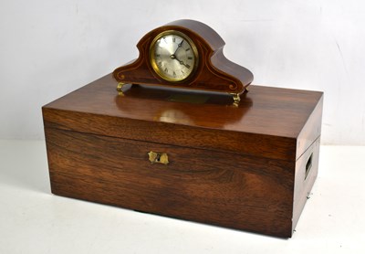 Lot 268 - A 19th century mahogany writing box with...