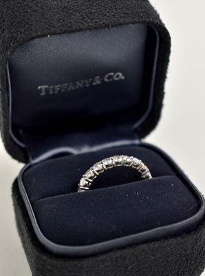 Lot 80 - A Tiffany & Co platinum and diamond full...