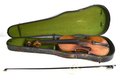 Lot 336 - An early 19th century violin, labelled Perry,...