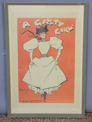 Lot 44 - A Gaiety Girl lithograph poster after Dudley...