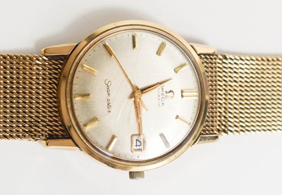 Lot 383 - An 18ct gold 1960s Omega Seamaster Automatic...