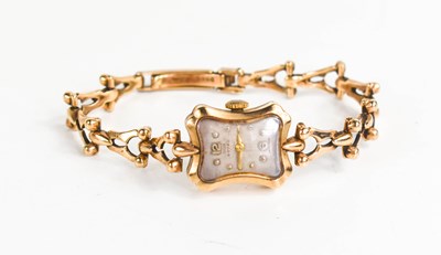 Lot 381 - A 9ct gold Tudor ladies wristwatch, with 9ct...