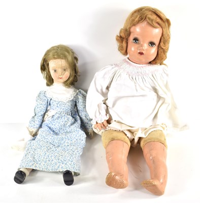 Lot 344 - An early 20th century Horsman doll, with soft...