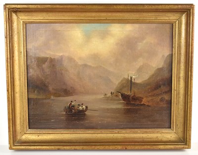 Lot 431 - A 19th century oil on canvas painting...