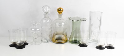 Lot 228 - A group of mid-century glass, to include a...