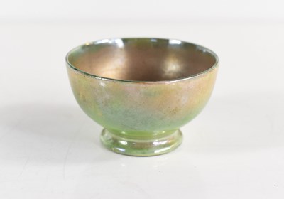 Lot 186 - A Moorcroft pale green lustre bowl of small...