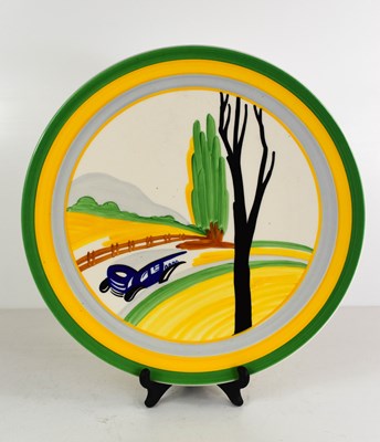 Lot 193 - A Wedgwood Susie Cooper 'Panorama' plate, 32cm...