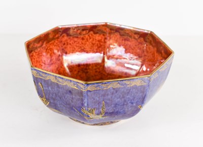 Lot 159 - Wedgwood Fairyland Lustre octagonal bowl, by...