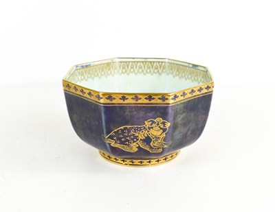 Lot 158 - Wedgwood Fairyland lustre octagonal bowl,...