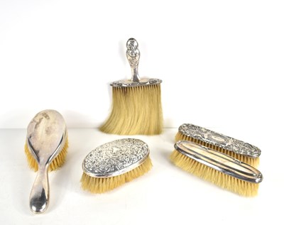 Lot 25 - A group of Victorian and later silver hair,...