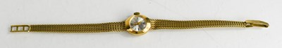 Lot 58 - A 14ct gold backed lady's cocktail watch by...