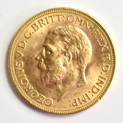 Lot 74 - A George V full gold sovereign, South Africa...