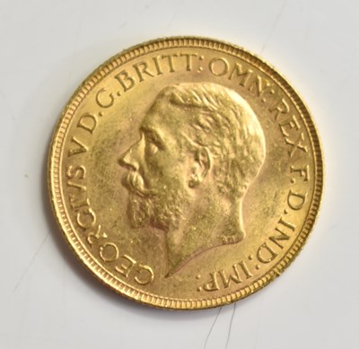 Lot 79 - A George V full gold sovereign, South Africa...