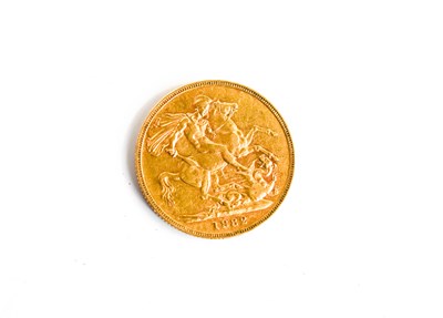 Lot 83 - A Victoria 1882 full gold sovereign.