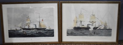 Lot 408 - Two 19th century hand coloured engravings...