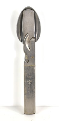 Lot 318 - A German WWII era combination fork, knife and...