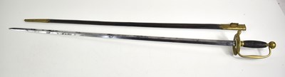 Lot 321 - A 19th century French officers dress sword,...