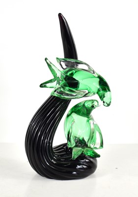 Lot 168 - A Vetreria Artistica Oball, Murano green glass...