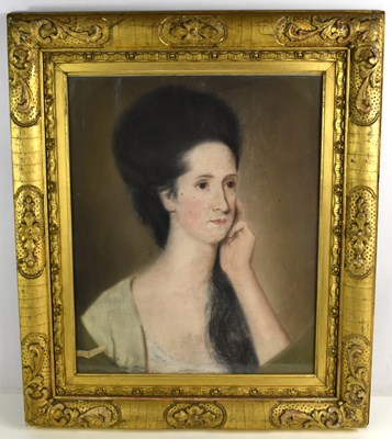 Lot 428 - An early 19th century portrait of a lady,...