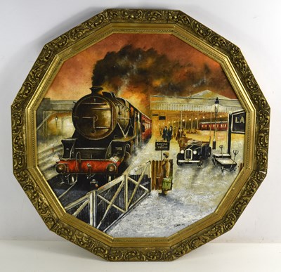 Lot 429 - B. Dunster (20th century): A oil on board...