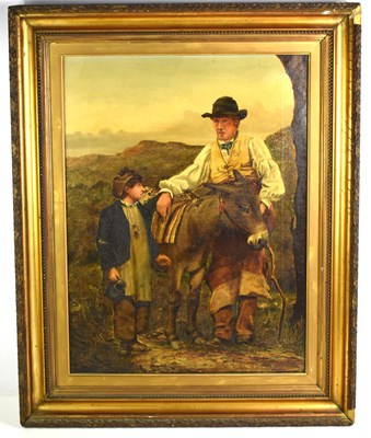 Lot 447 - Alfred Walter Bayes (1832 - 1909): an oil on...