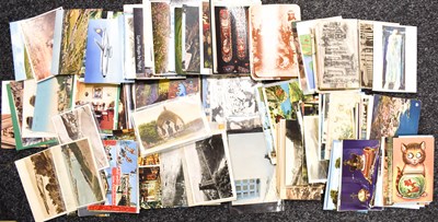 Lot 354 - A selection of vintage and later postcards,...