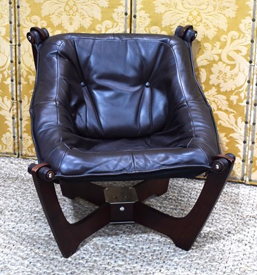 Lot 479 - After Odd Knutsen: A Luna lounge chair with...