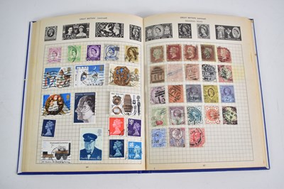 Lot 138 - A stamp album containing GB and worldwide...