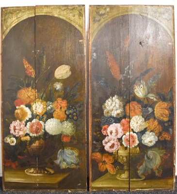 Lot 449 - A pair of 19th century trompe l'oeil still...