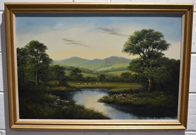 Lot 415 - C. Junge (20th century) An oil on canvas...